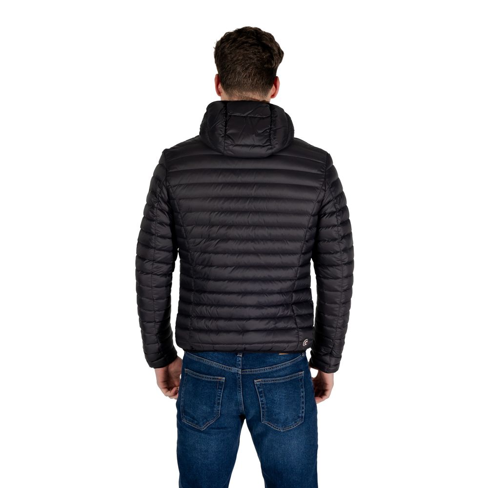 Black Nylon Jackets & Coat