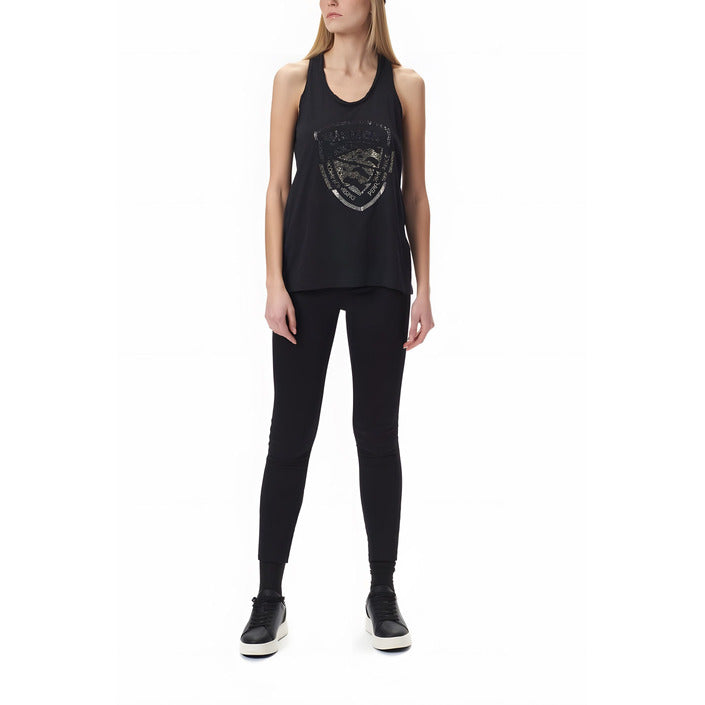 Blauer Tank-Top Kvinna