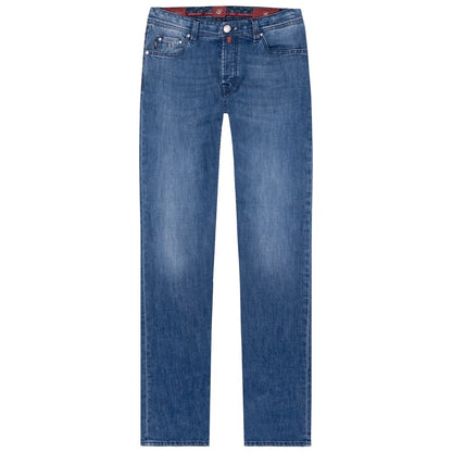 Blue Cotton Mens Jeans