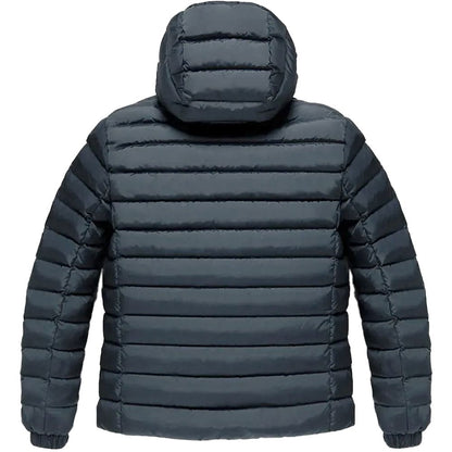 Blue Nylon Men's Jacket