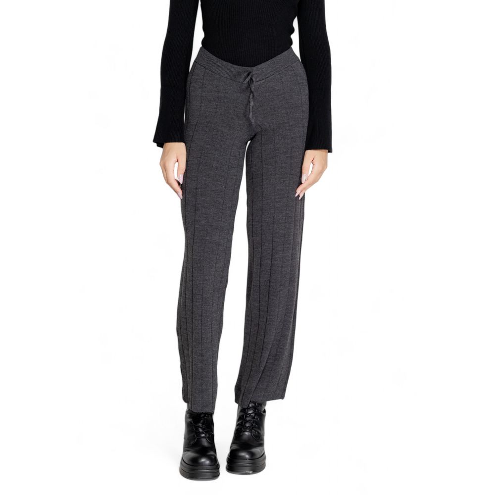 Gray Marabou Pant