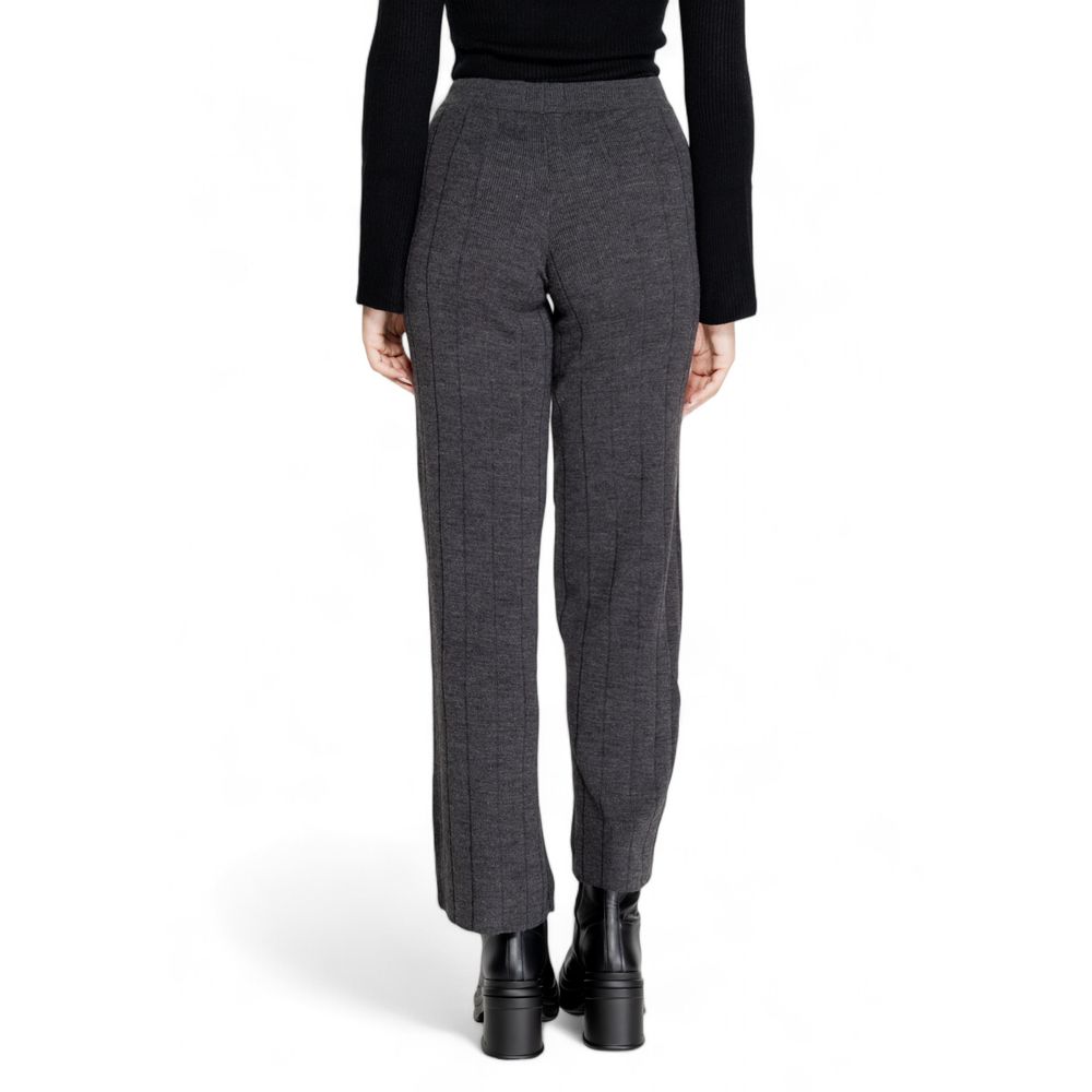 Gray Marabou Pant