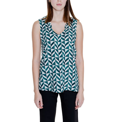 Green Viscose Tank Top