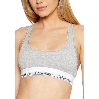 Gray Cotton Bra