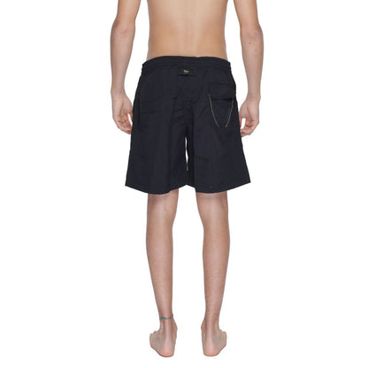 Black Polyamide Swim Short