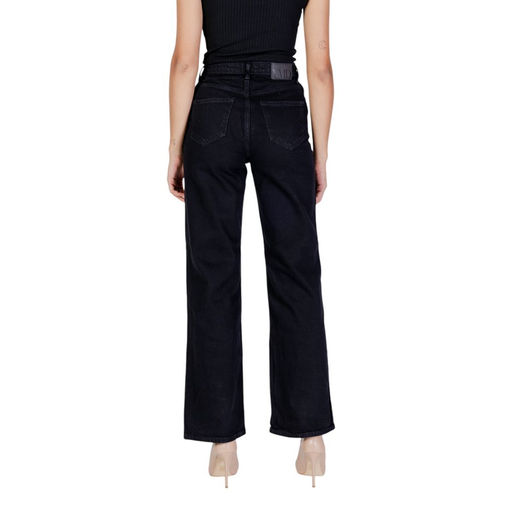 Black Cotton Mom Jean