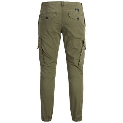 Green Cotton Skinny Pant