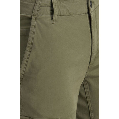 Green Cotton Skinny Pant