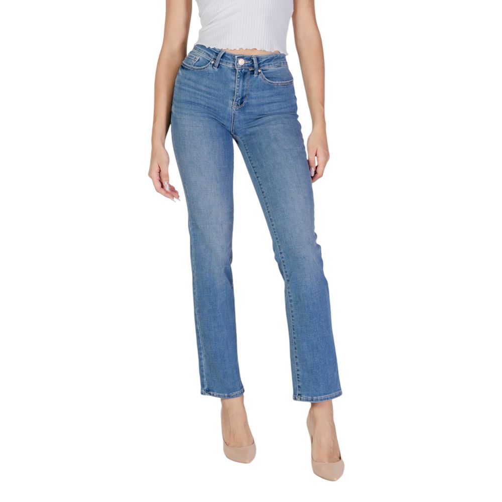 Light Blue Cotton Mom Jean