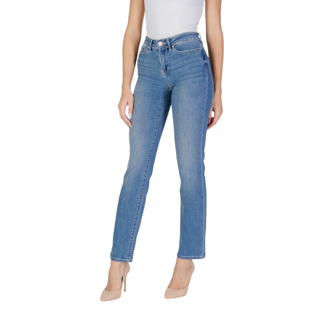 Light Blue Cotton Mom Jean