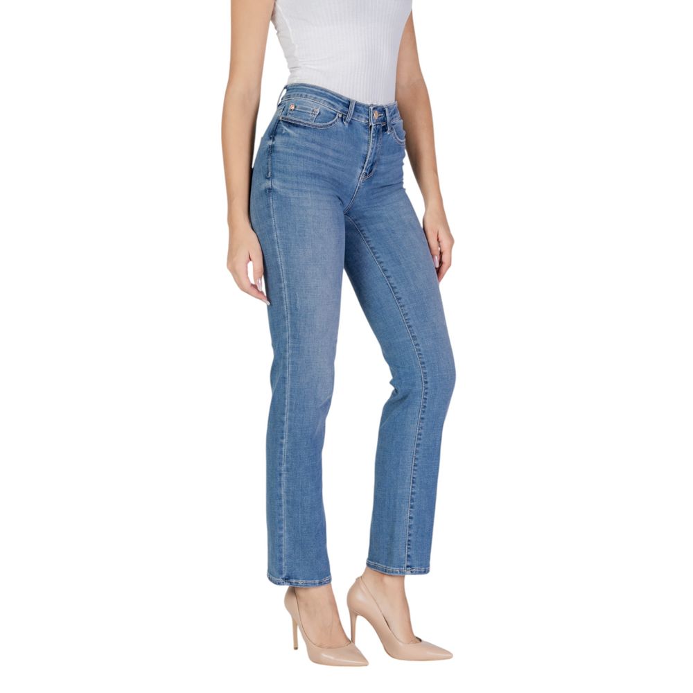 Light Blue Cotton Mom Jean