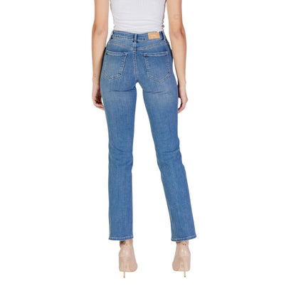 Light Blue Cotton Mom Jean