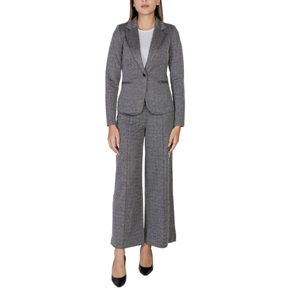 Black Polyester Blazer