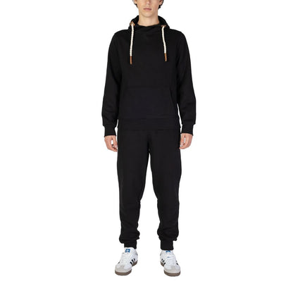 Black Cotton Hoody