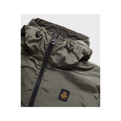 Green Polyamide Men's Jacket
