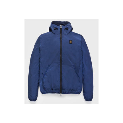 Blue Polyamide Men's Summer Jacket