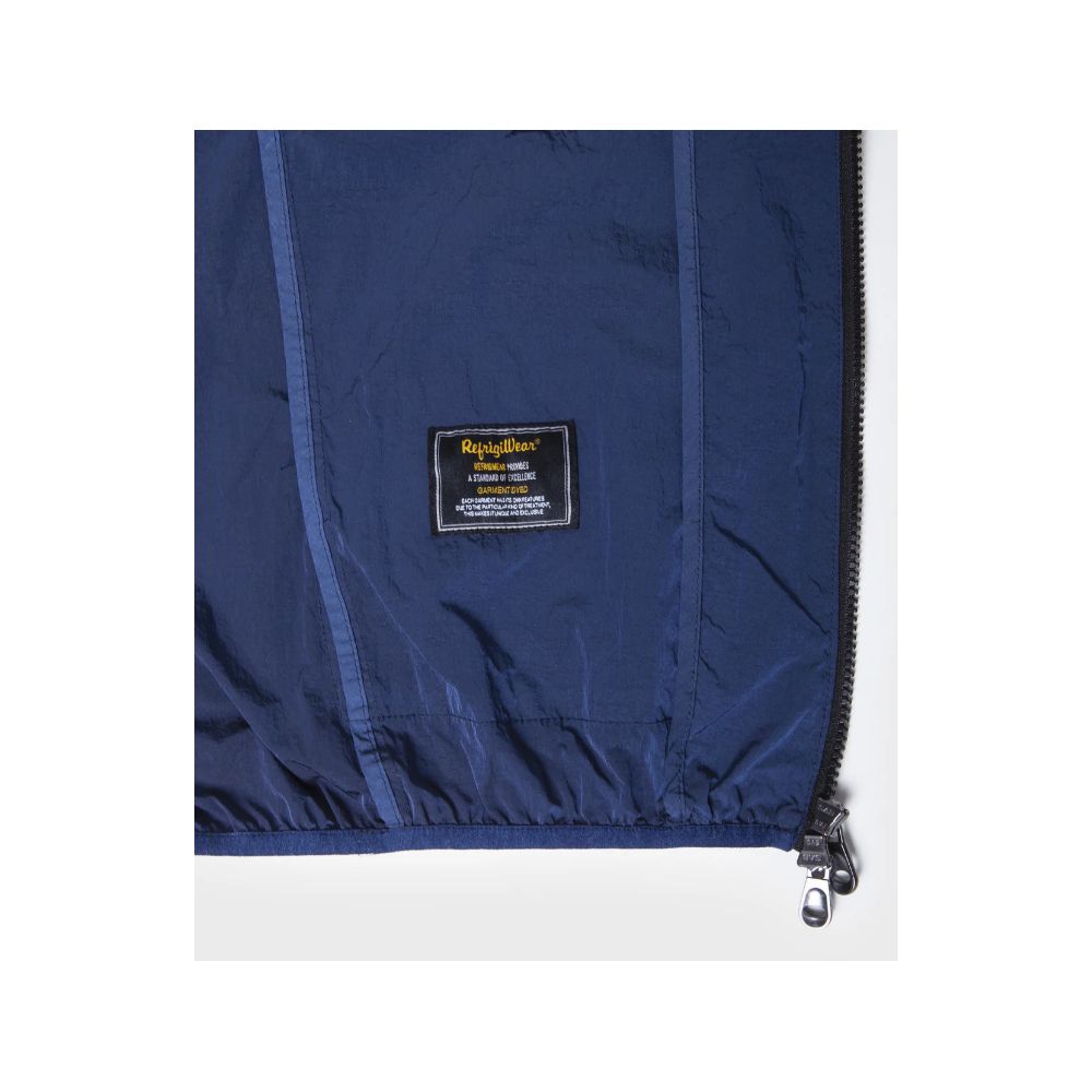 Blue Polyamide Men's Summer Jacket