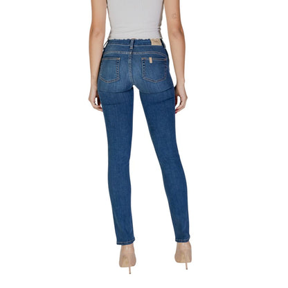 Blue Cotton Slim Fit Jean