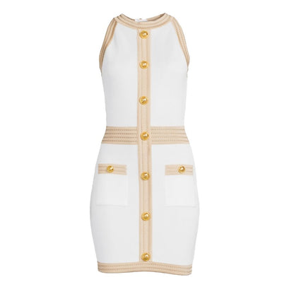 White Viscose Women Dress