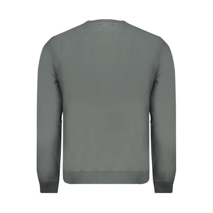 Green Cotton Men Sweater