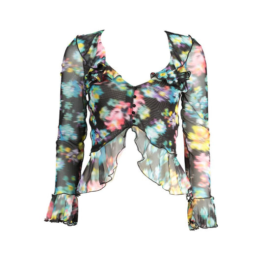 Black Polyester Women's T-Shirt