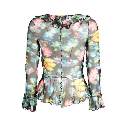 Black Polyester Women's T-Shirt