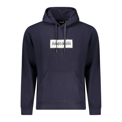 Blue Cotton Men Sweater