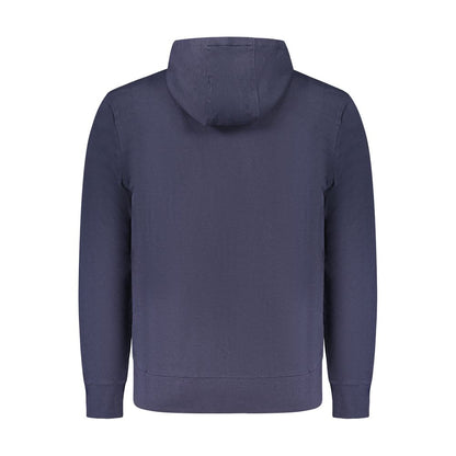 Blue Cotton Men Sweater
