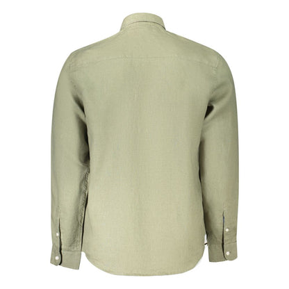 Green Linen Shirt