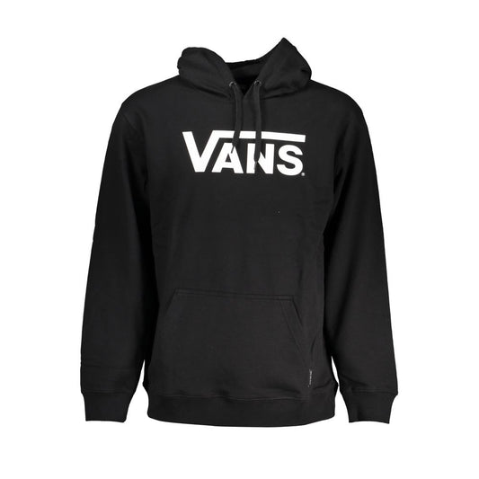 Black Cotton Men Sweater
