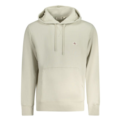 Beige Cotton Men Sweater