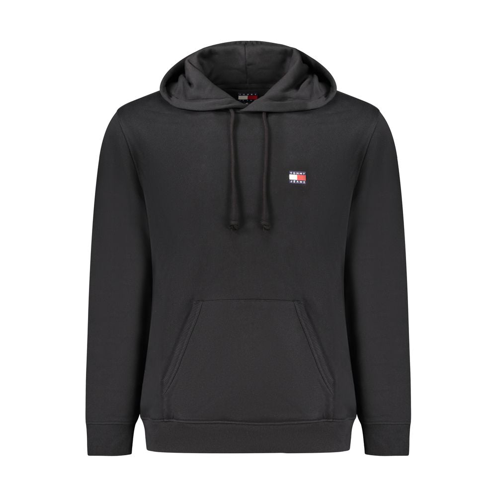 Black Cotton Men Sweater