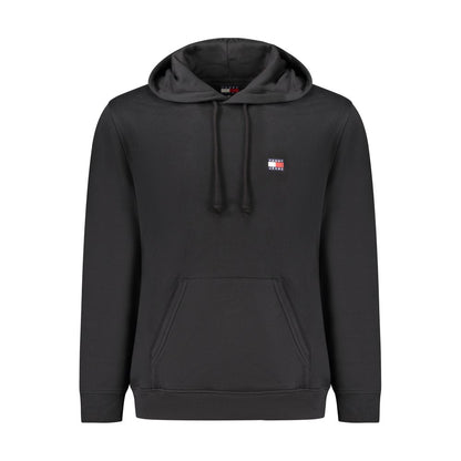 Black Cotton Men Sweater