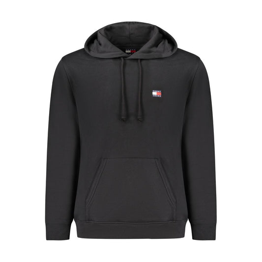 Black Cotton Men Sweater