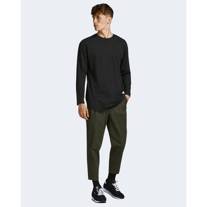 Black Cotton Long Sleeve