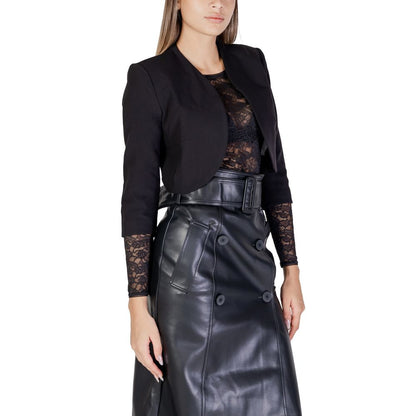 Black Polyester Sweater