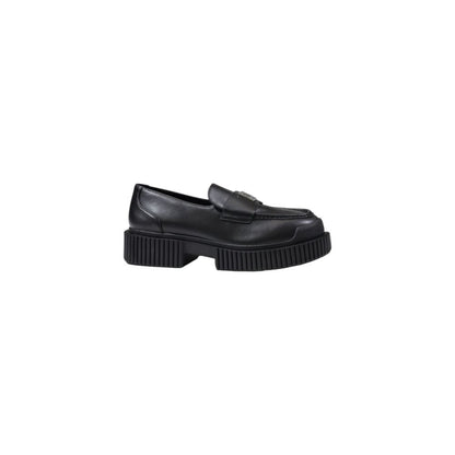 Black Leather Platform