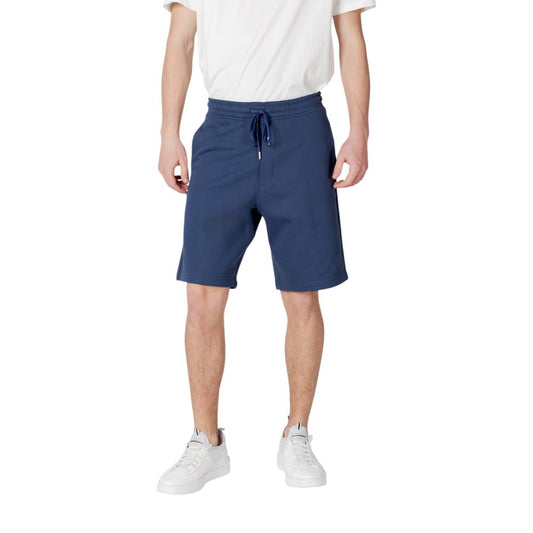 Blue Cotton Bermuda