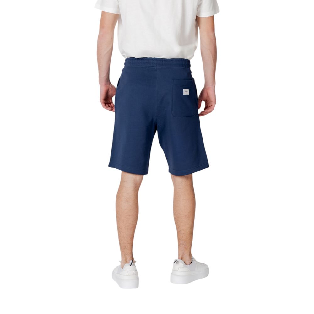 Blue Cotton Bermuda