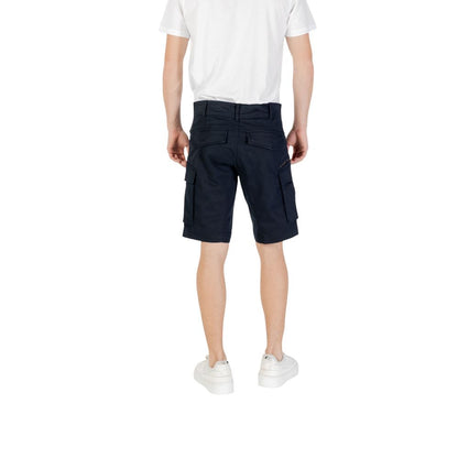 Blue Cotton Bermuda