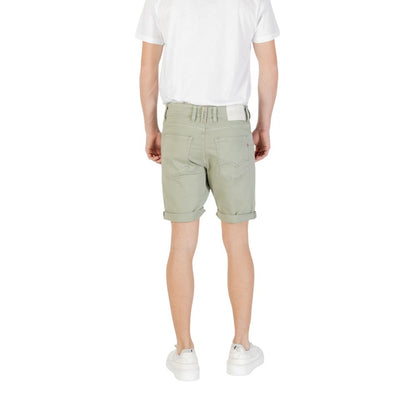 Green Cotton Bermuda