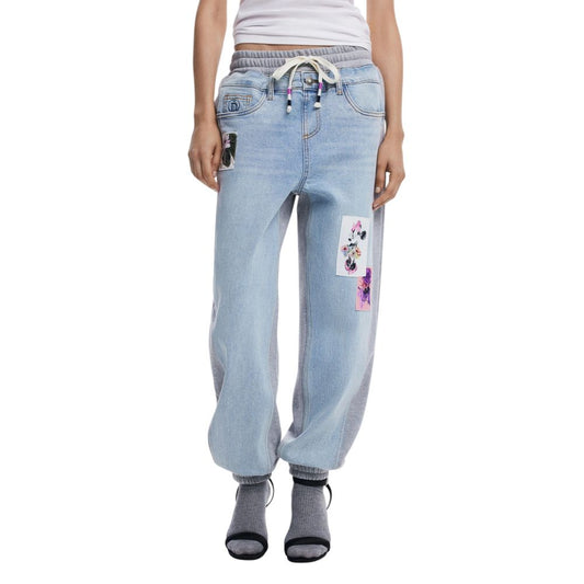Light Blue Cotton Boyfriend Jean