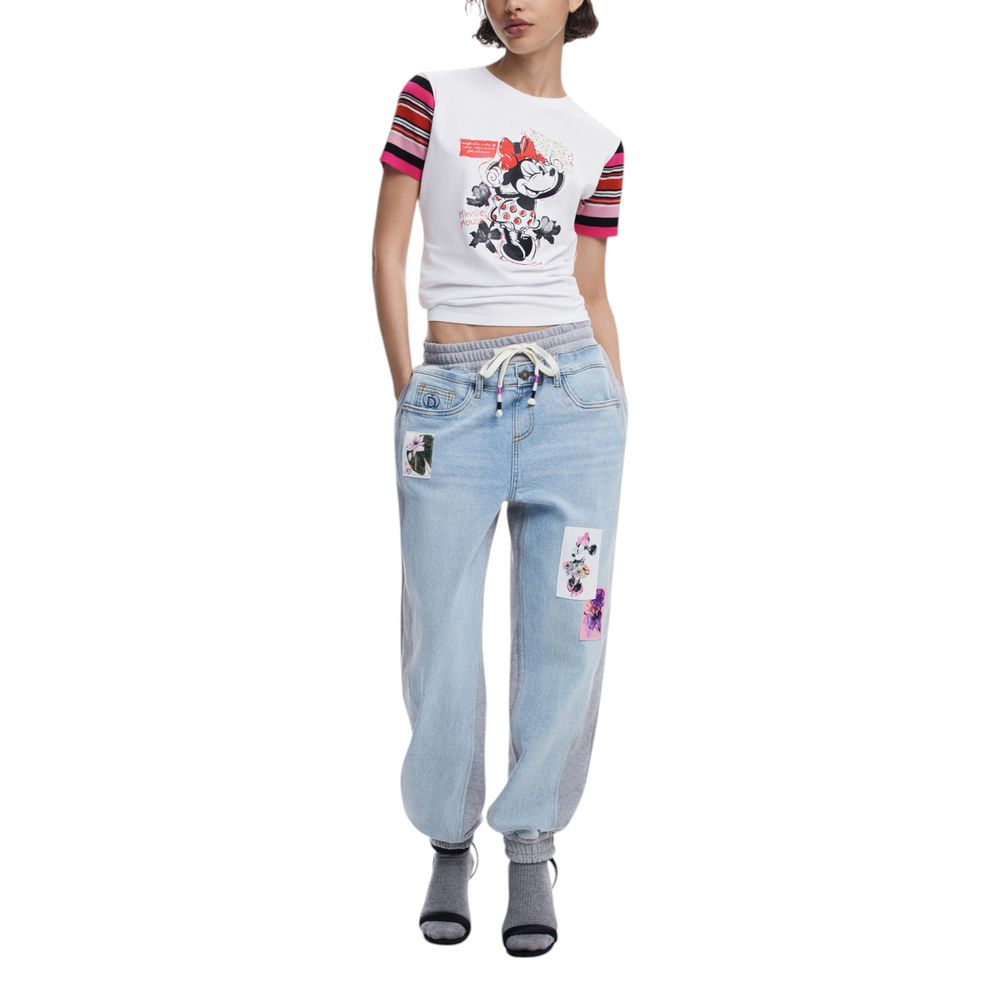Light Blue Cotton Boyfriend Jean