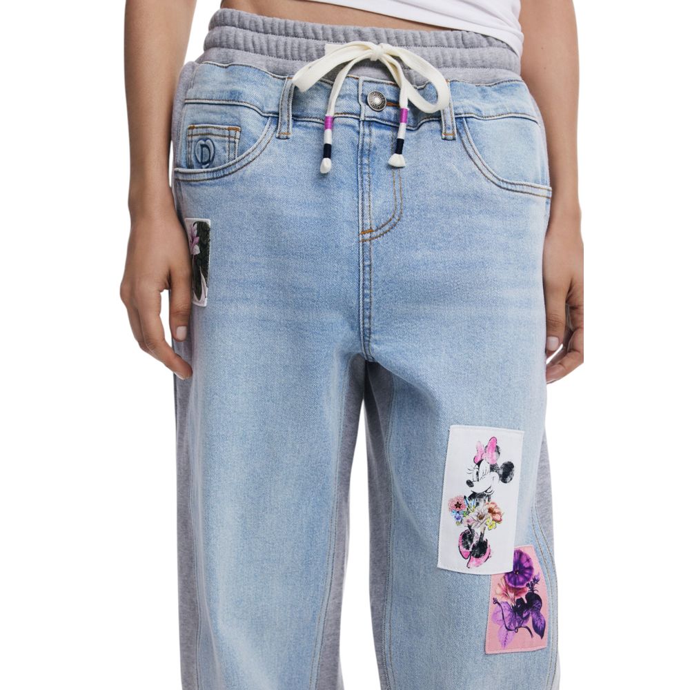 Light Blue Cotton Boyfriend Jean