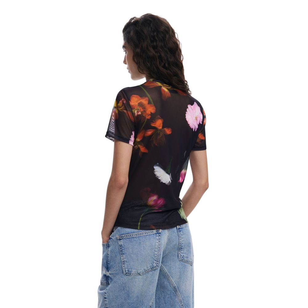 Black Polyester T-Shirt