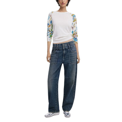 White Viscose Sportswear