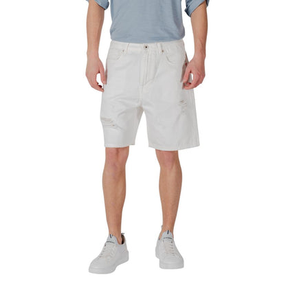 White Cotton Bermuda