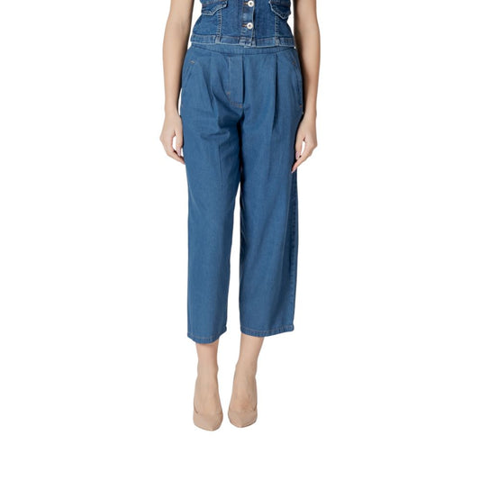 Blue Cotton Jeans Denim