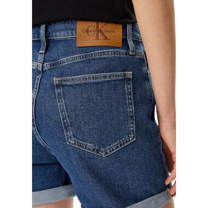 Blue Cotton Short