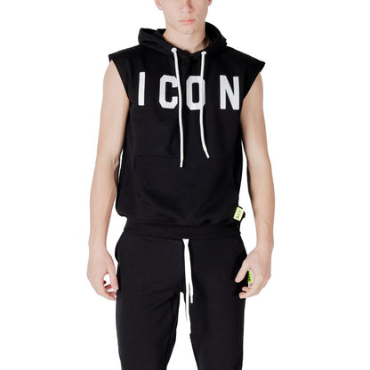Black Cotton Hoody